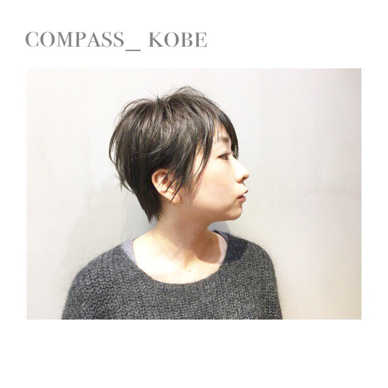 暗髪アッシュ×ショートでクールにきめる COM PASS タイチ | COM PASS