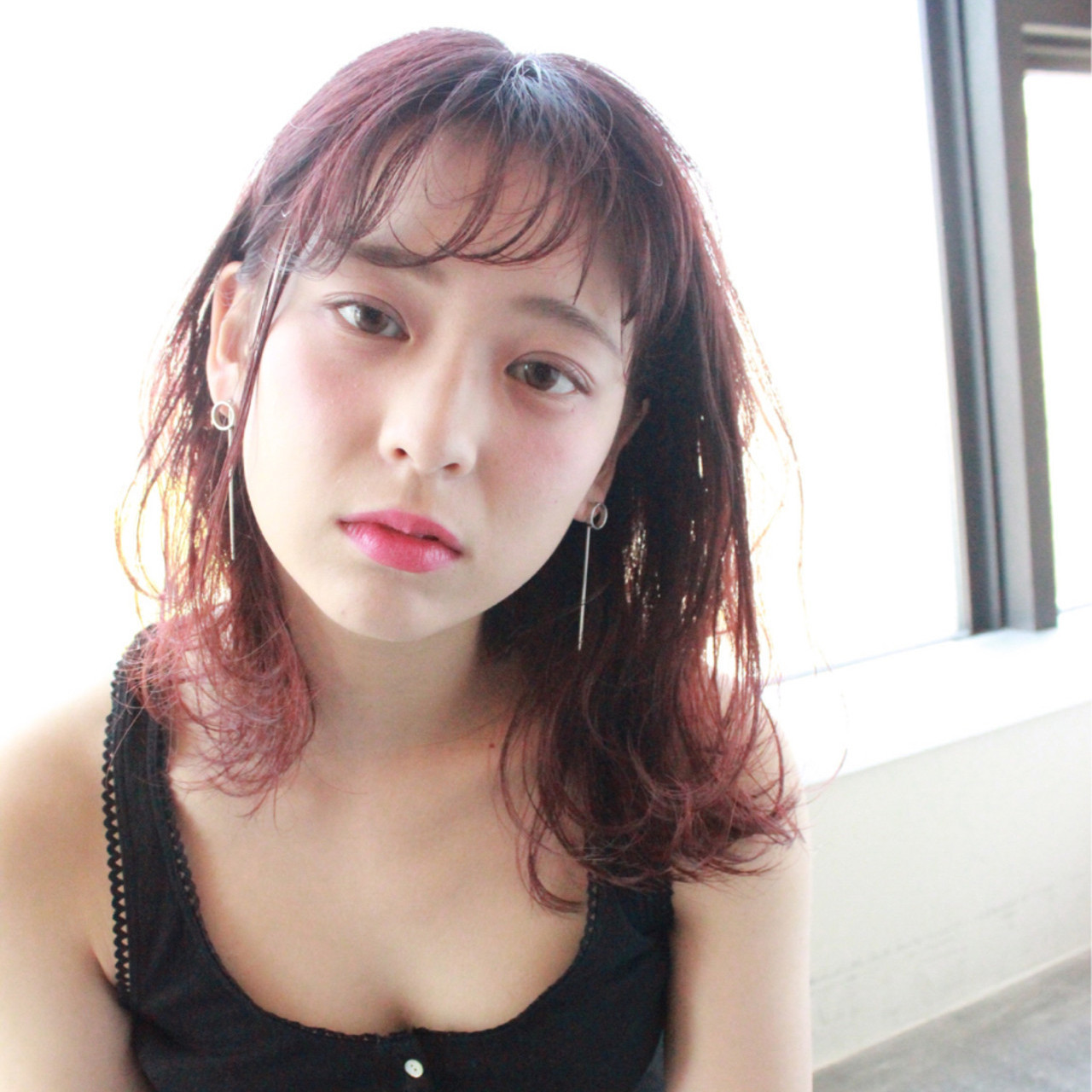 シースルー うざバングで色っぽく やりすぎないナチュラルうざバンクスタイル集 Hair