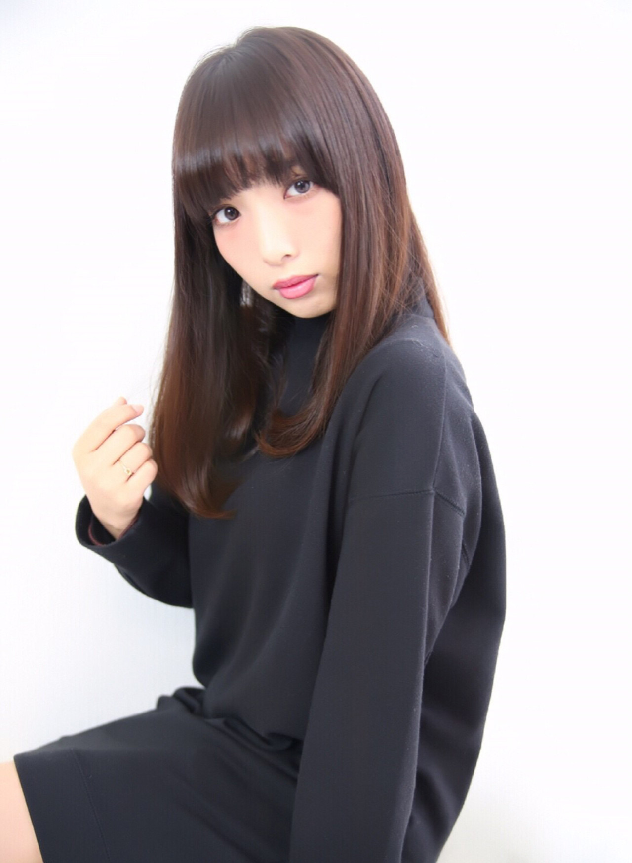 シシド・カフカ風☆個性的な黒髪ロングにチャレンジ Obayashi Natsumi