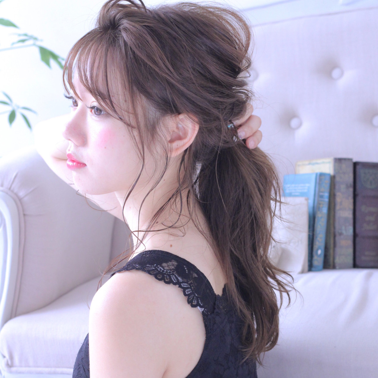 お洒落ポニーテール 時短でできる大人女性の簡単アレンジ Hair