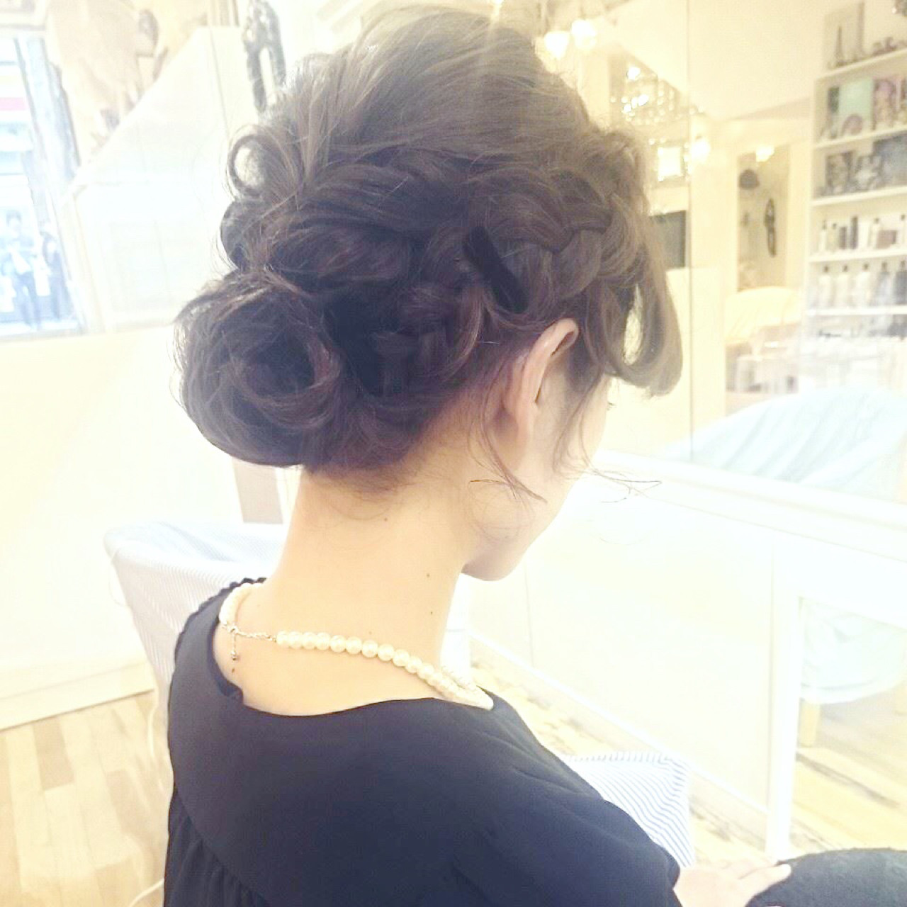 スーパーロングの結婚式ヘアはぎゃくりんぱで華やかに イマムラ スナオ