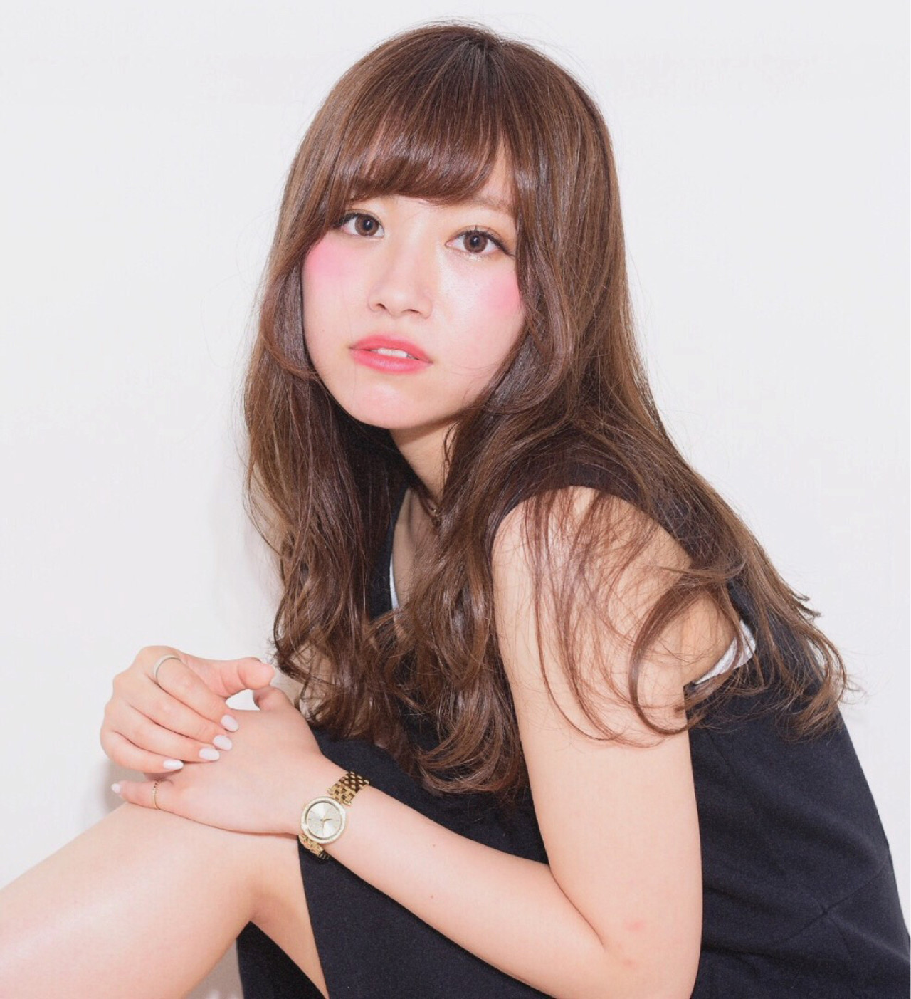 ゆるふわ大人ガーリーロング カワノナオト【福岡美容師】