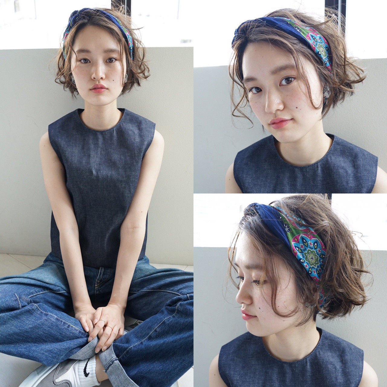 楽チン!ショートボブヘアバンドアレンジ 佐野 正人 / nanuk