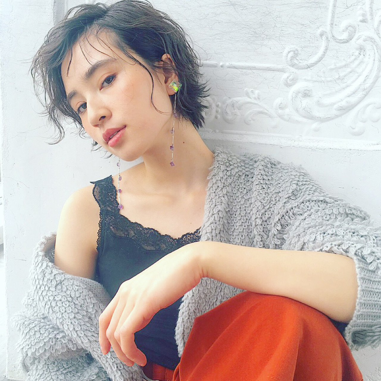 外ハネパーマでこなれ感アップ♪ 菅沼宏恵