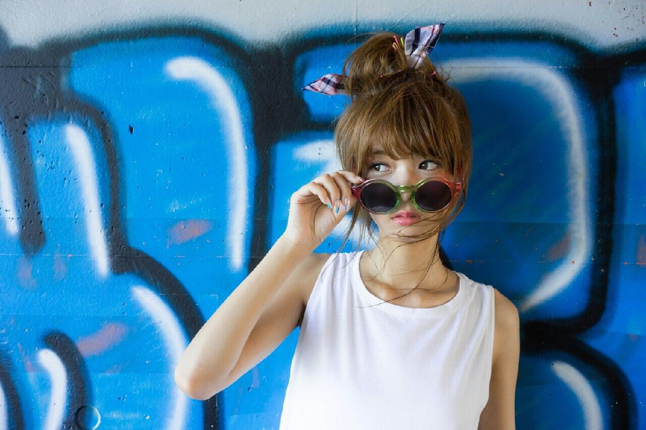 ヘアバンドで結んでみてもオシャレ 西門愛梨沙
