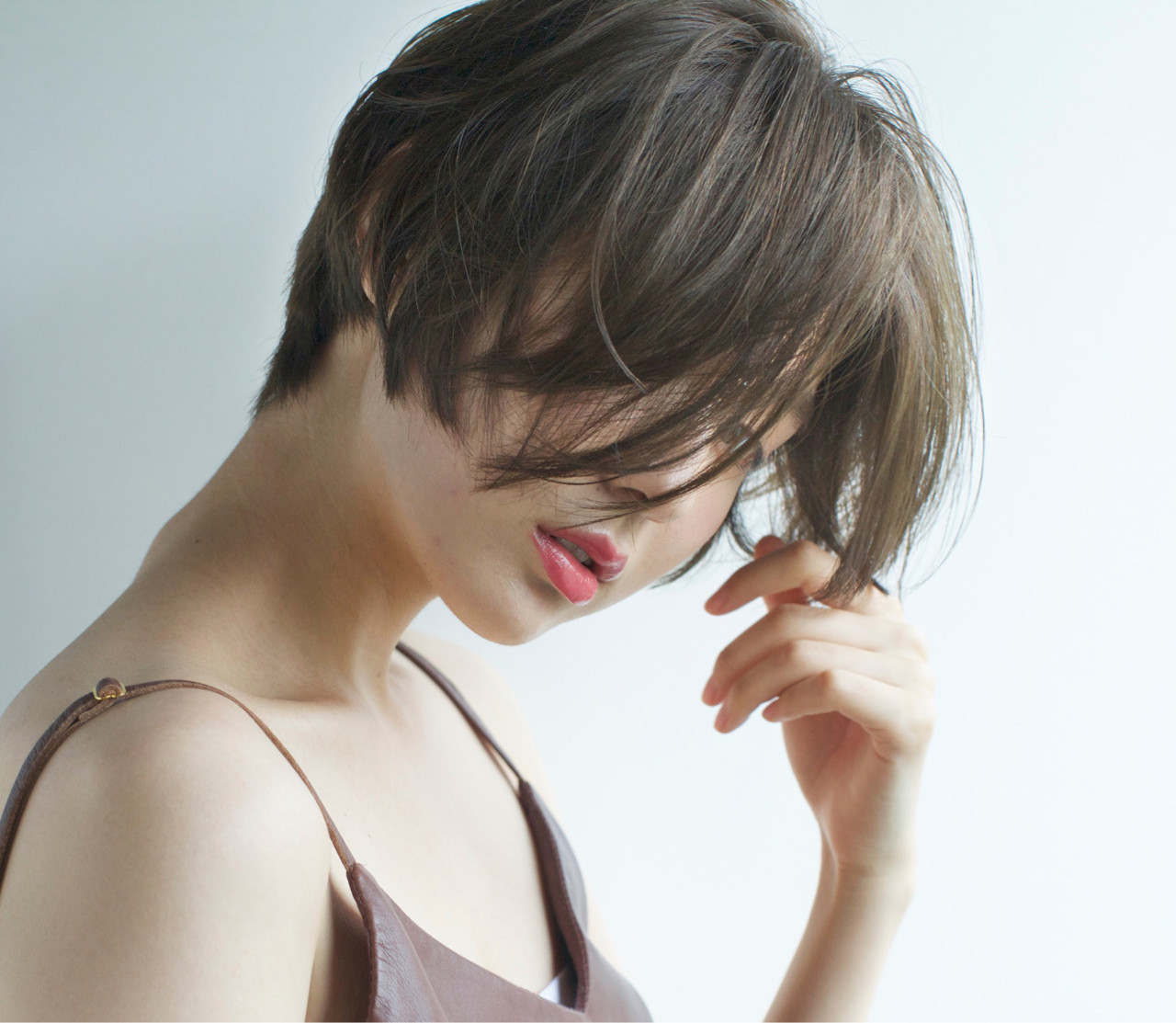 ショートヘアの大人っぽシアカラー 佐脇 正徳