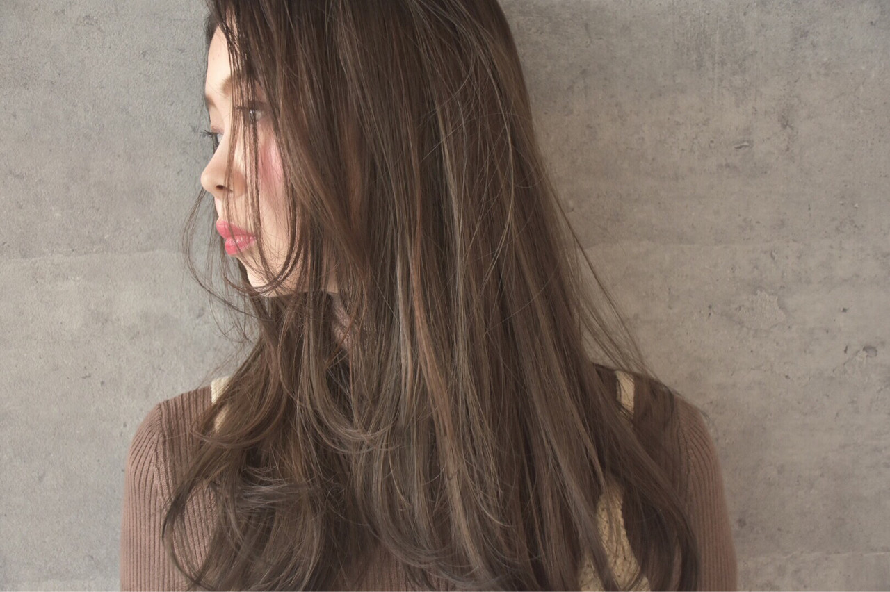 ハイライトで大人なシアカラーを演出♡ カワノナオト【福岡美容師】