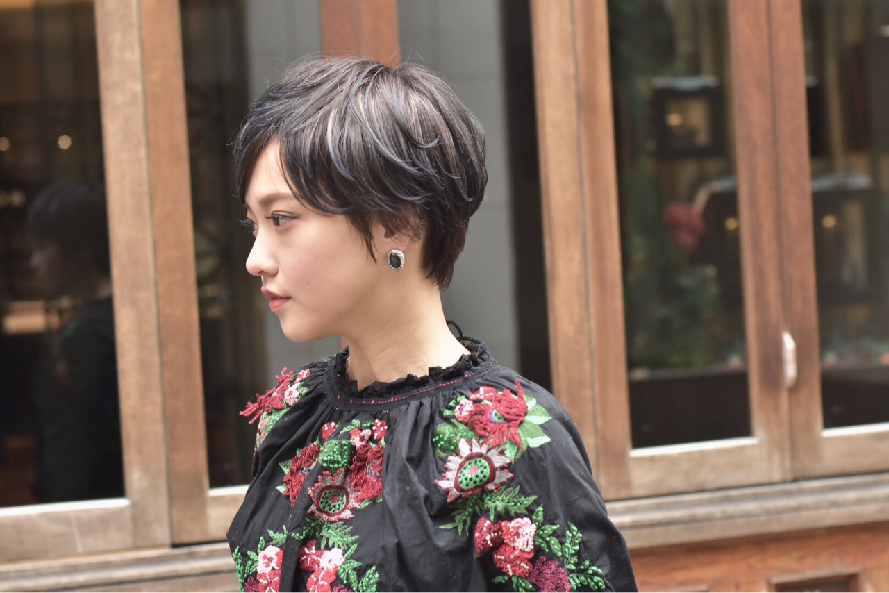 ワンポイントでぬけ感をプラス カワノナオト【福岡美容師】