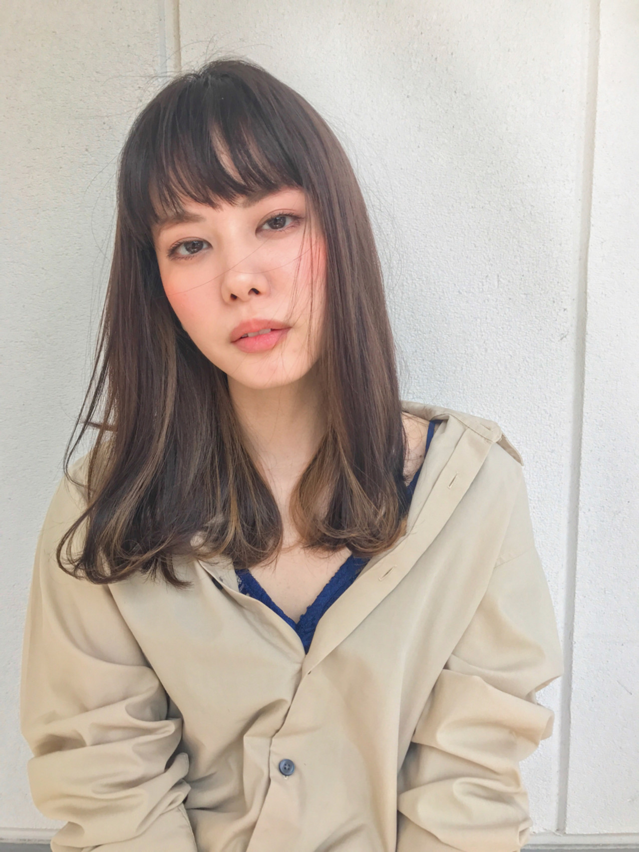 控えめなハイライトでこなれた雰囲気に GARDEN harajyuku 細田