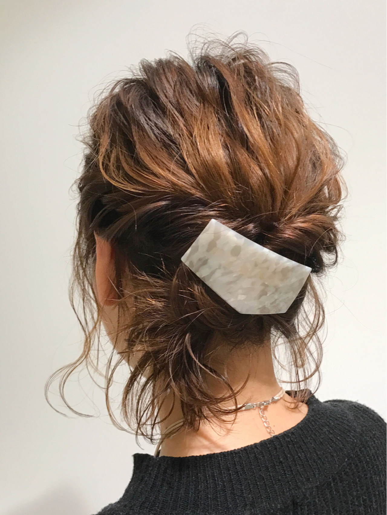 仮留めのゴムは見えないように! 徳井 瞬