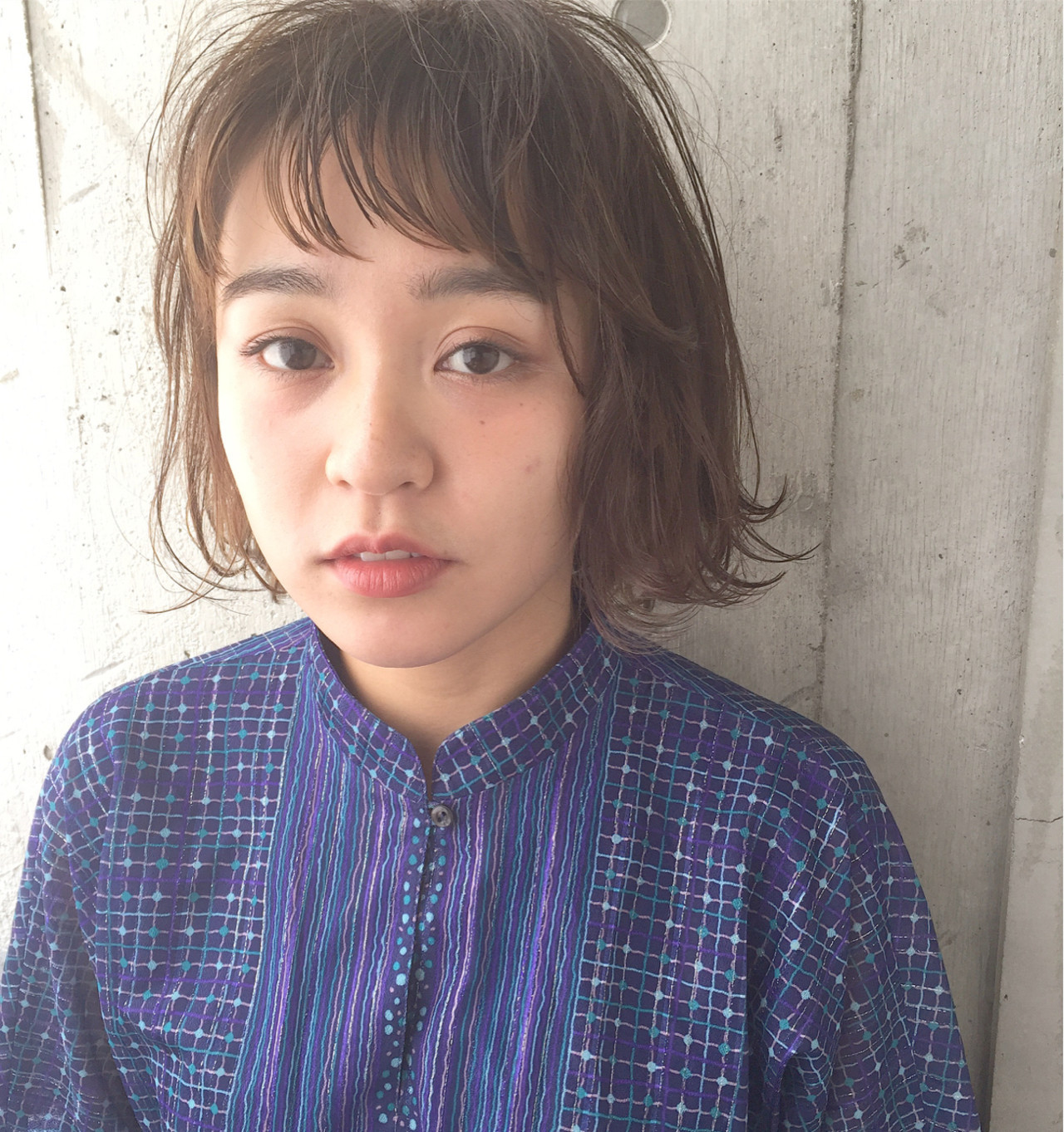透け感が可愛い♡オシャレな眉上バング 祖父江基志