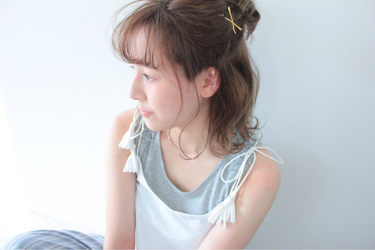 ルーズさがかわいい!こなれハーフアップ 平井 英勝 | DOVEY