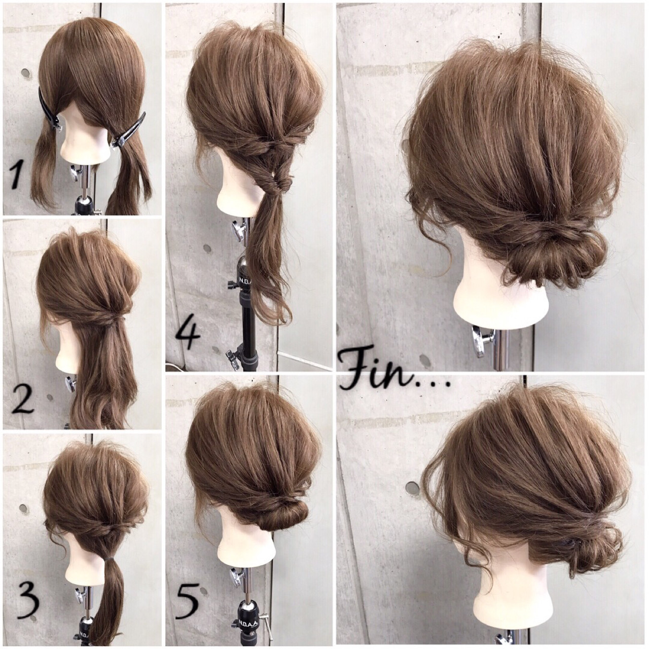 ギブソンタッグ風のおしゃれまとめヘアに 東海林翔太