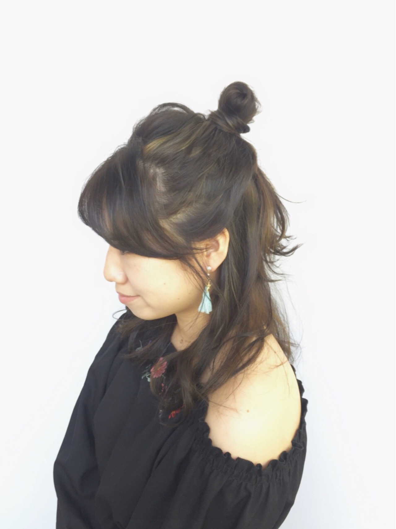 大人気の髪型!ハーフアップお団子 miyuki saito | lani hair