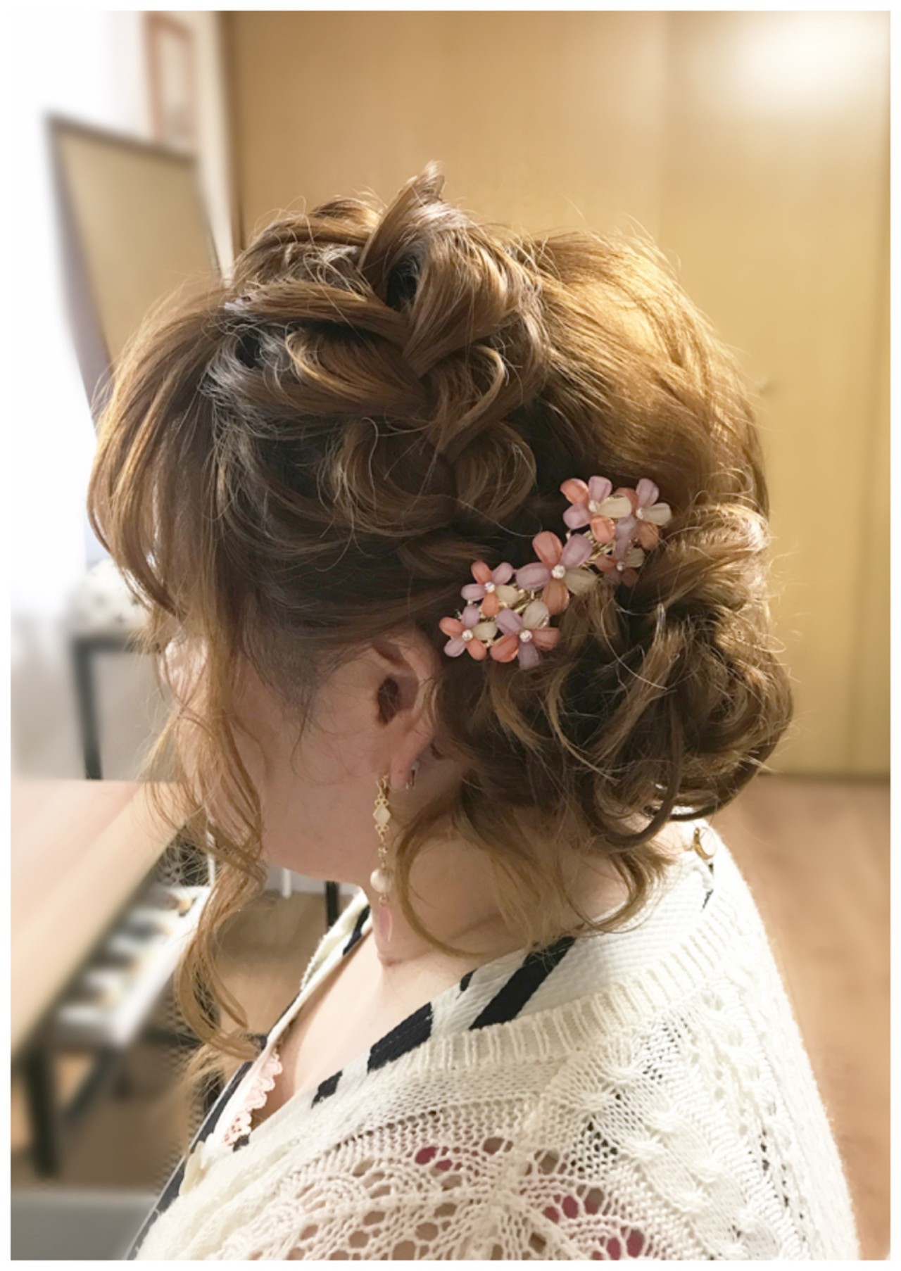 サイド編み込みでオシャレさプラス♪ Yucco | ヘアメイク専門店 BeautySalonnagomi 立川店