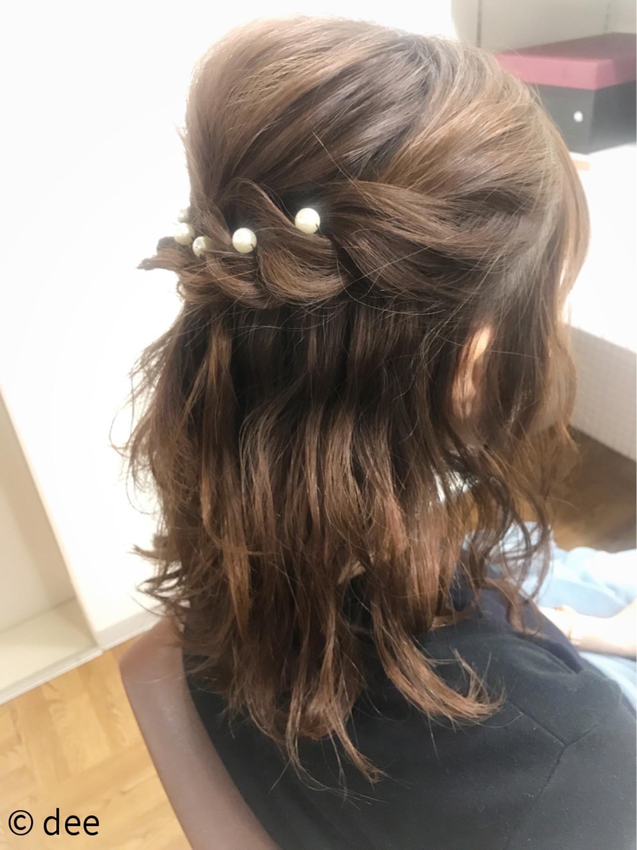 簡単でオシャレにキマる!ロープ編みハーフアップ dee | dee
