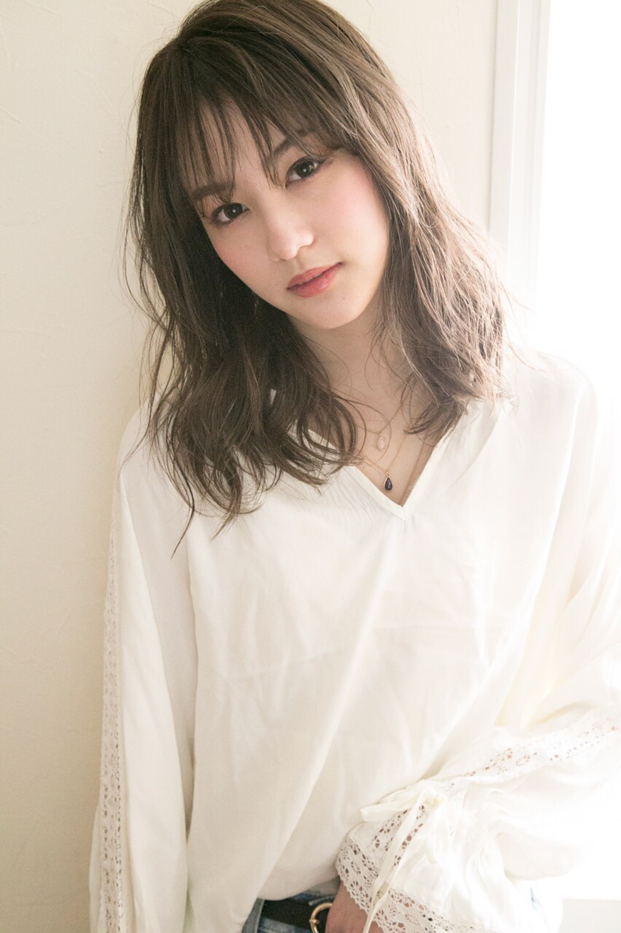 重軽バランスの透け感セミロング 廣長 毅
