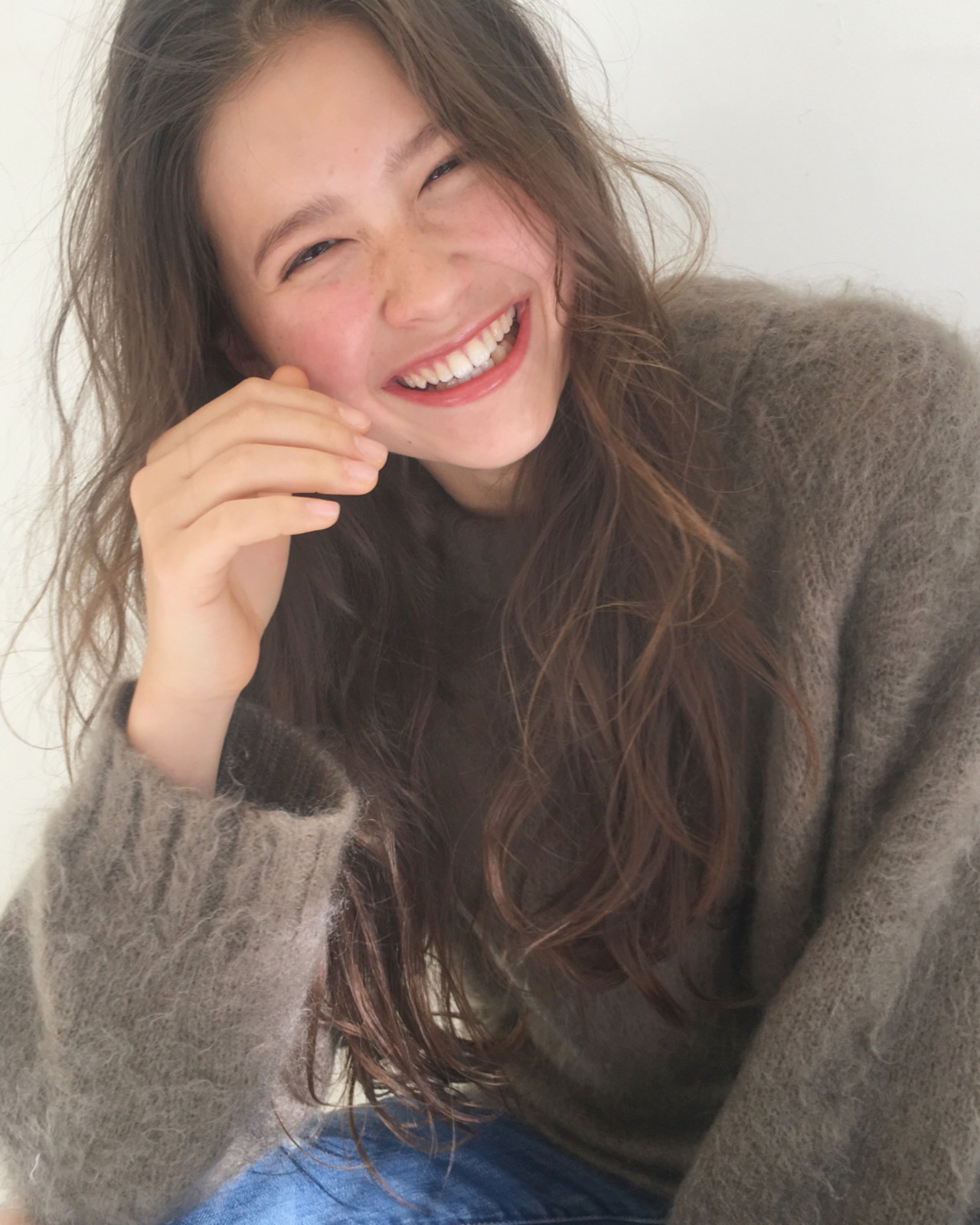 大人可愛いリラックスウェーブロング 中島 潮里 / LOAVE