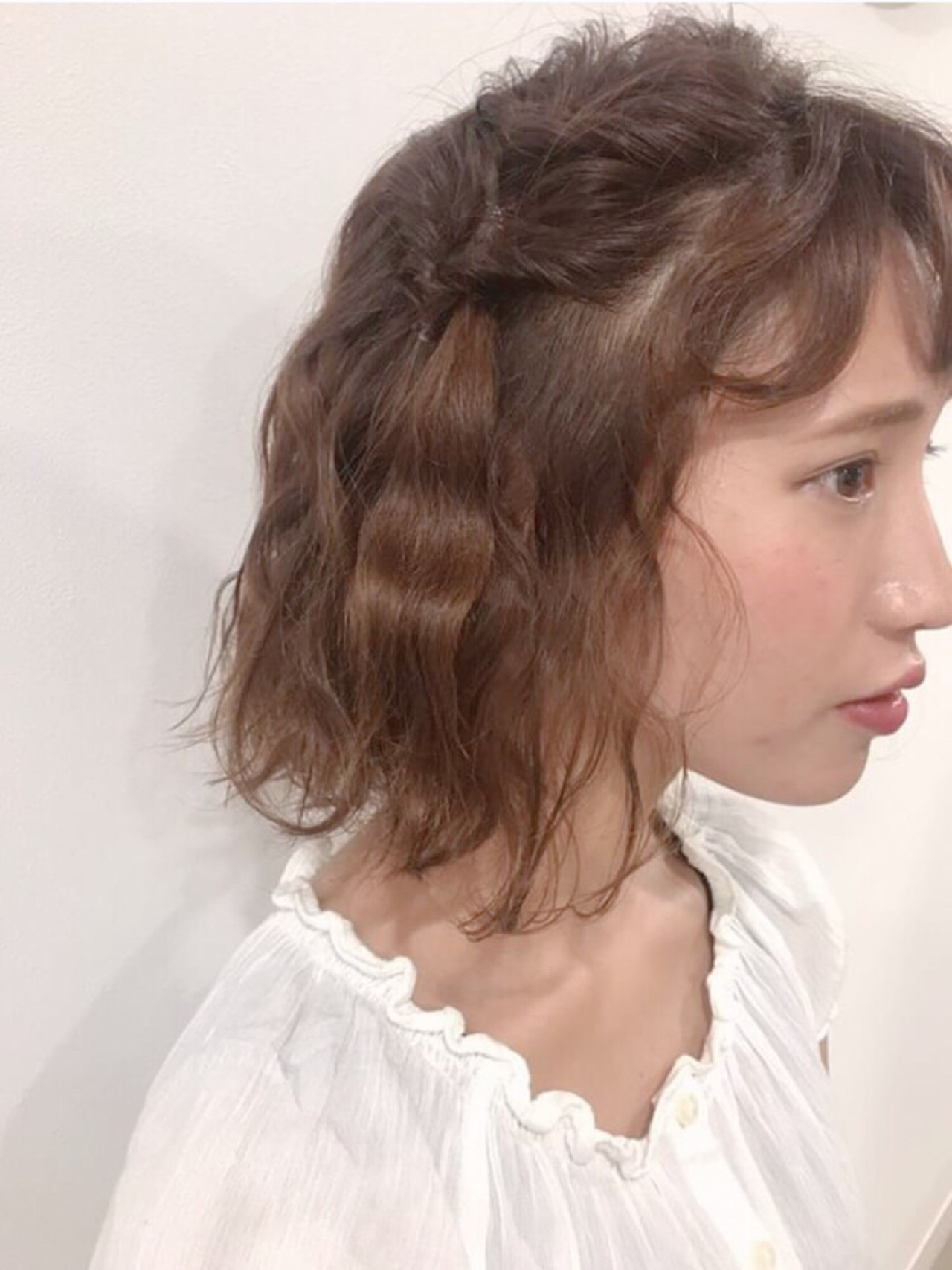 抜け感のあるサイドでくるりんぱ たかぎあやの