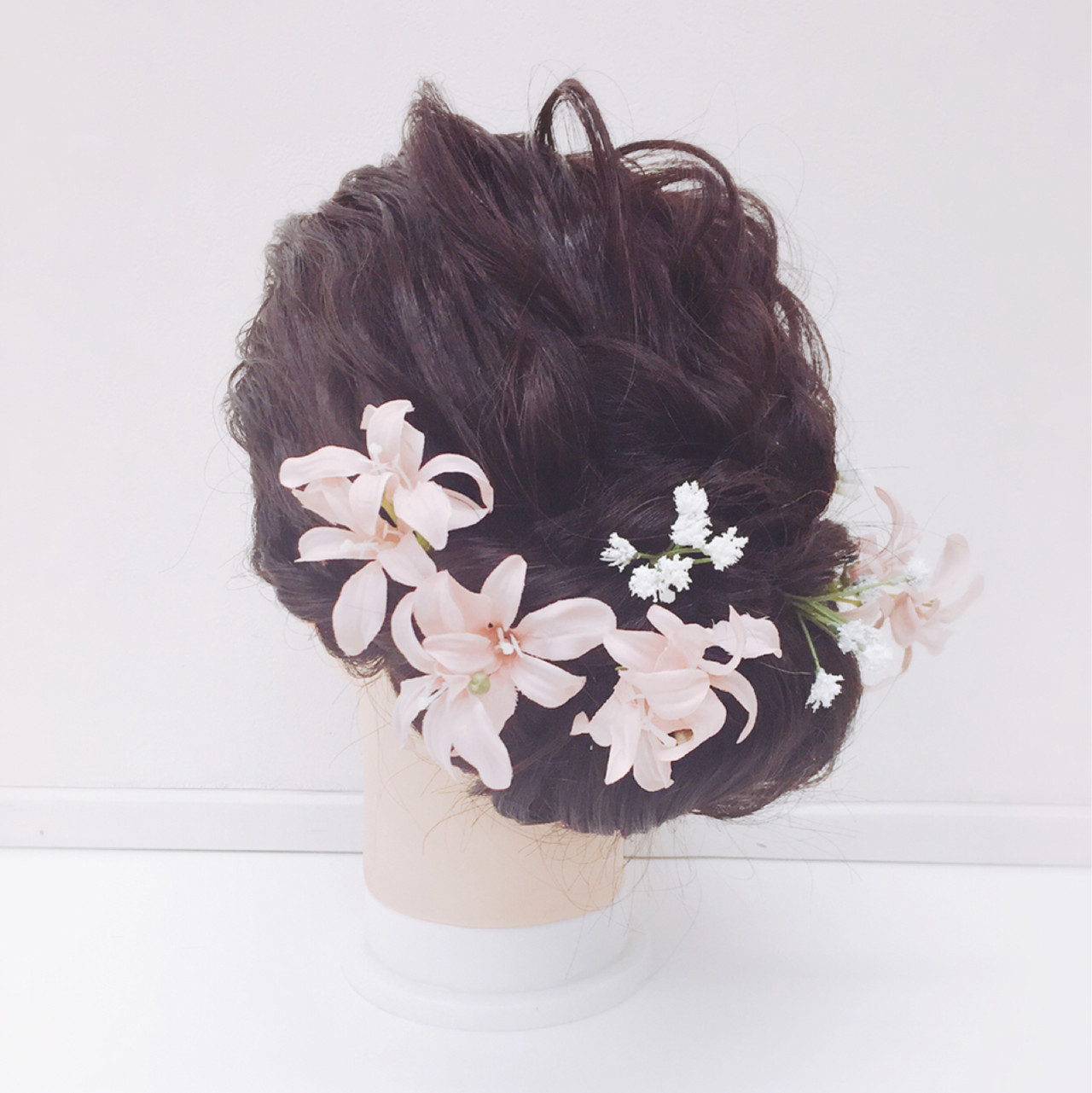 ウェディングでの華やかな席でもギブソンタック 後藤菜々