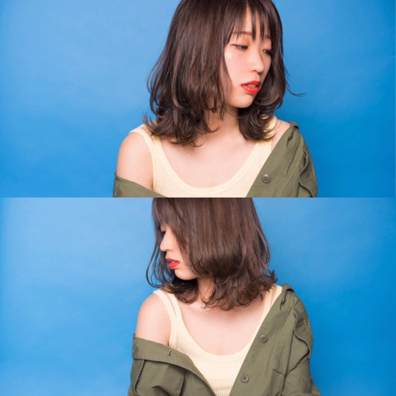 おすすめの外ハネレイヤーヘア③ 宮本英里香