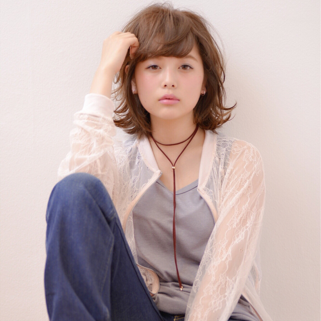 外ハネふんわりパーマでエアリーに♪ 竹村 春香 | 自由が丘 Hair Salon pele