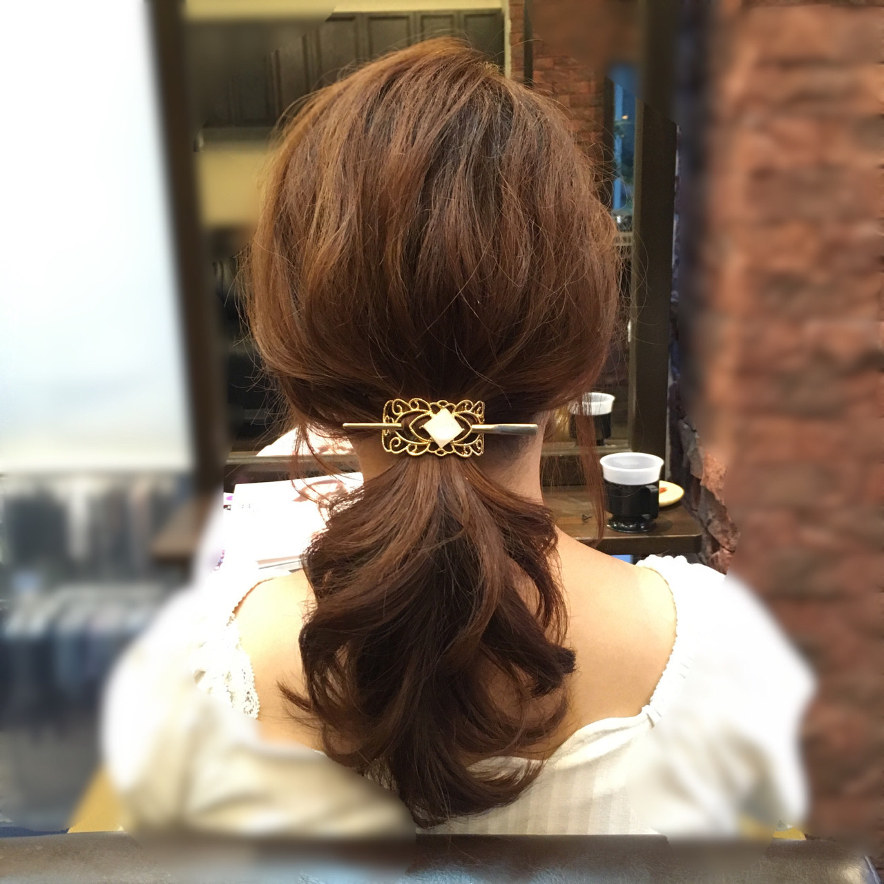 シンプル可愛いミディアムの簡単アレンジヘア2 鈴木 健太郎 | LOTUS 青山