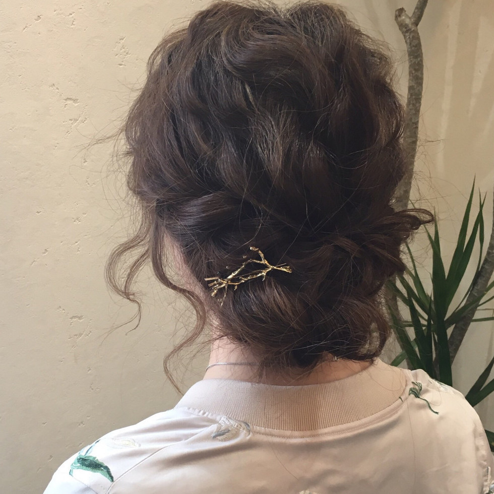 ロングヘアアレンジ 編み込みで簡単かわいいを叶える Hair