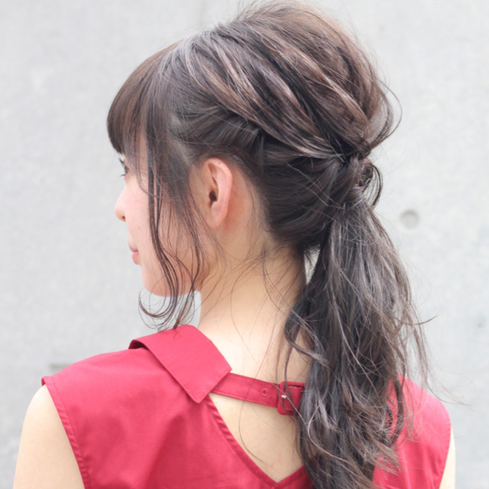 長さ別ヘアアレンジ ポニーテールでかわいさ0 越え Hair