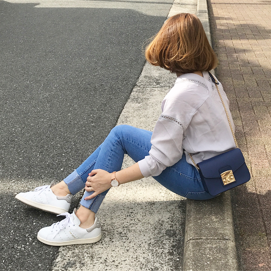 シンプルで使いやすい、スタンスミス♪ 出典:_____m.m.7114_