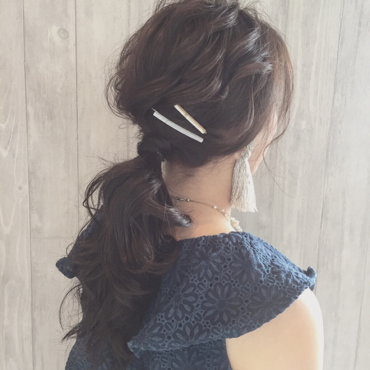 片側寄せで周りと差をつけるヘアアレンジ 宮田 恵里香