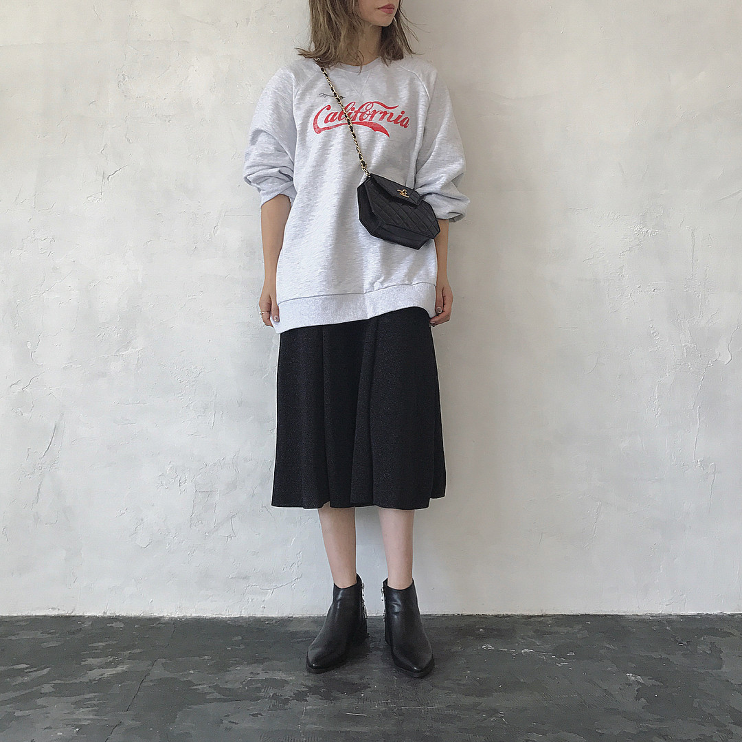 ゆるずるバランスで今っぽコーデ♡ 出典:sayakahara_willfully