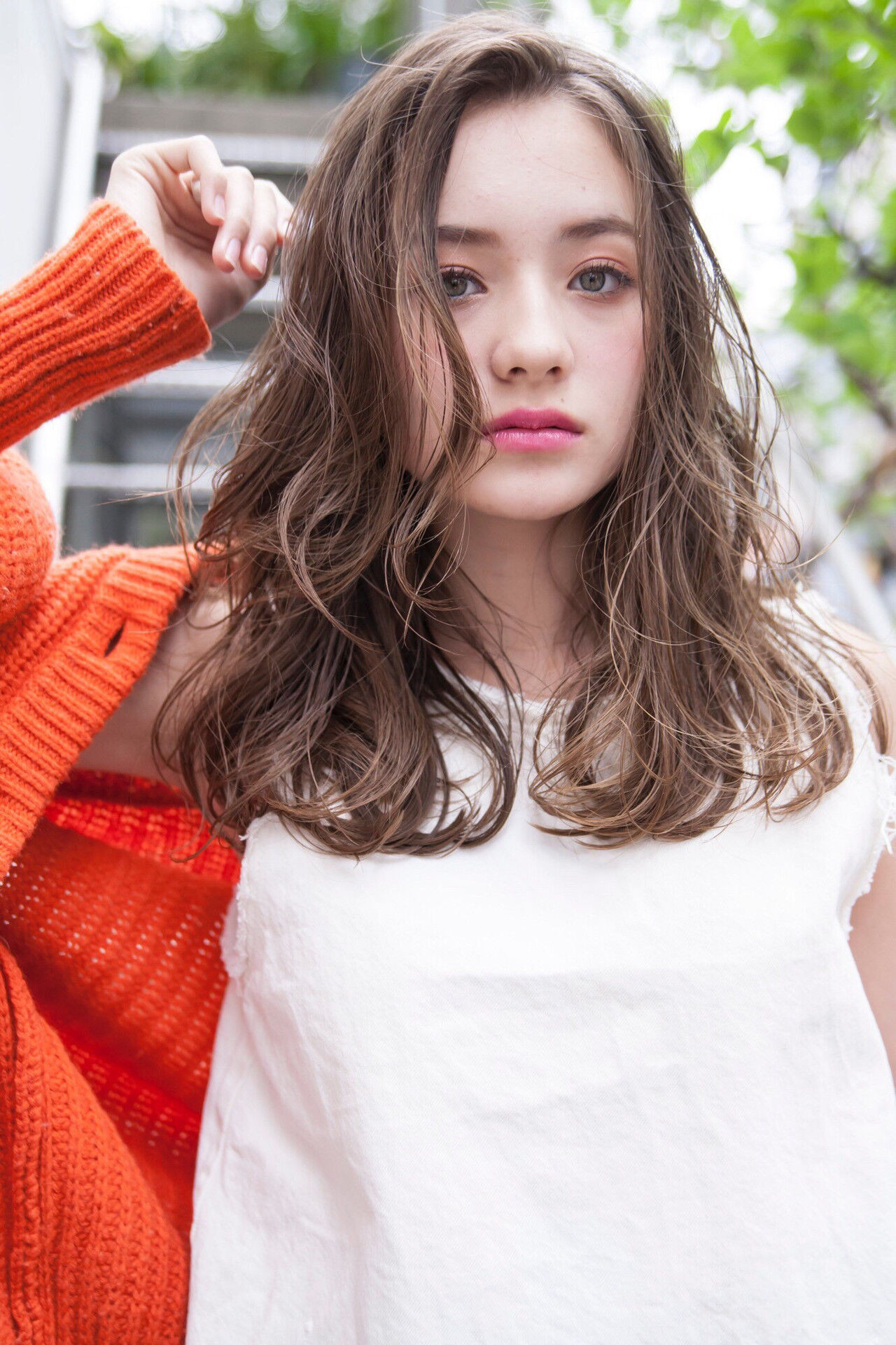 ロング×前髪なし kate 山崎澪 | kate