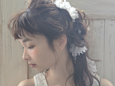 リボン 編み込みの推しアレンジ集 長さ別 髪型別にラインナップ Hair