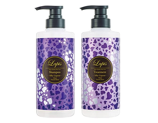フルーティ~バニラまで楽しめる「Lapis (ラピス) サロンクオリティーヘアケア シャンプー&トリートメント セット(各500ml) シルキーリキュール」