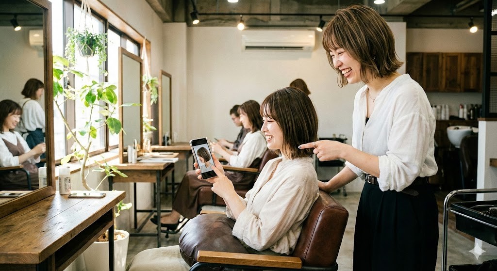 希望のスタイル画像を用意しておくとカウンセリングがスムーズ